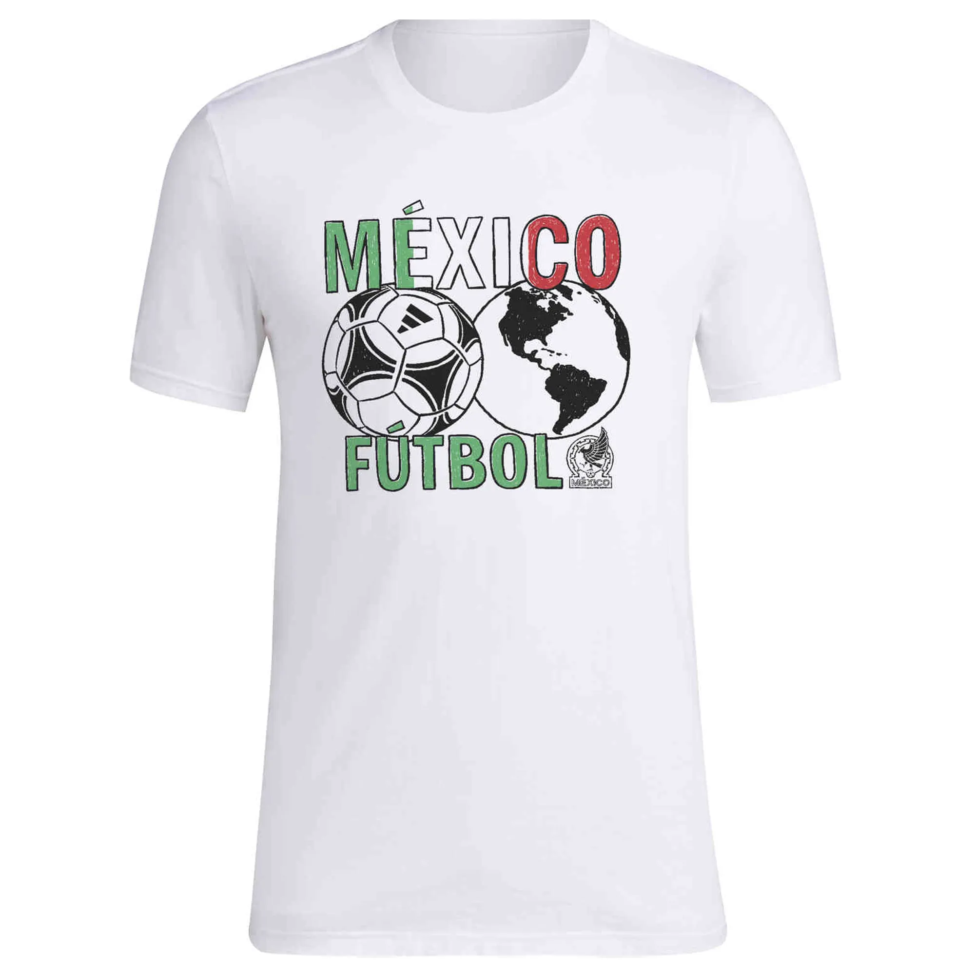 Autumn Wear adidas Mexico 2024 World T-Shirt (White)