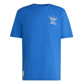 adidas Real Madrid 25/26 Terrace Icons Graphic T-Shirt (Blue) Light Style