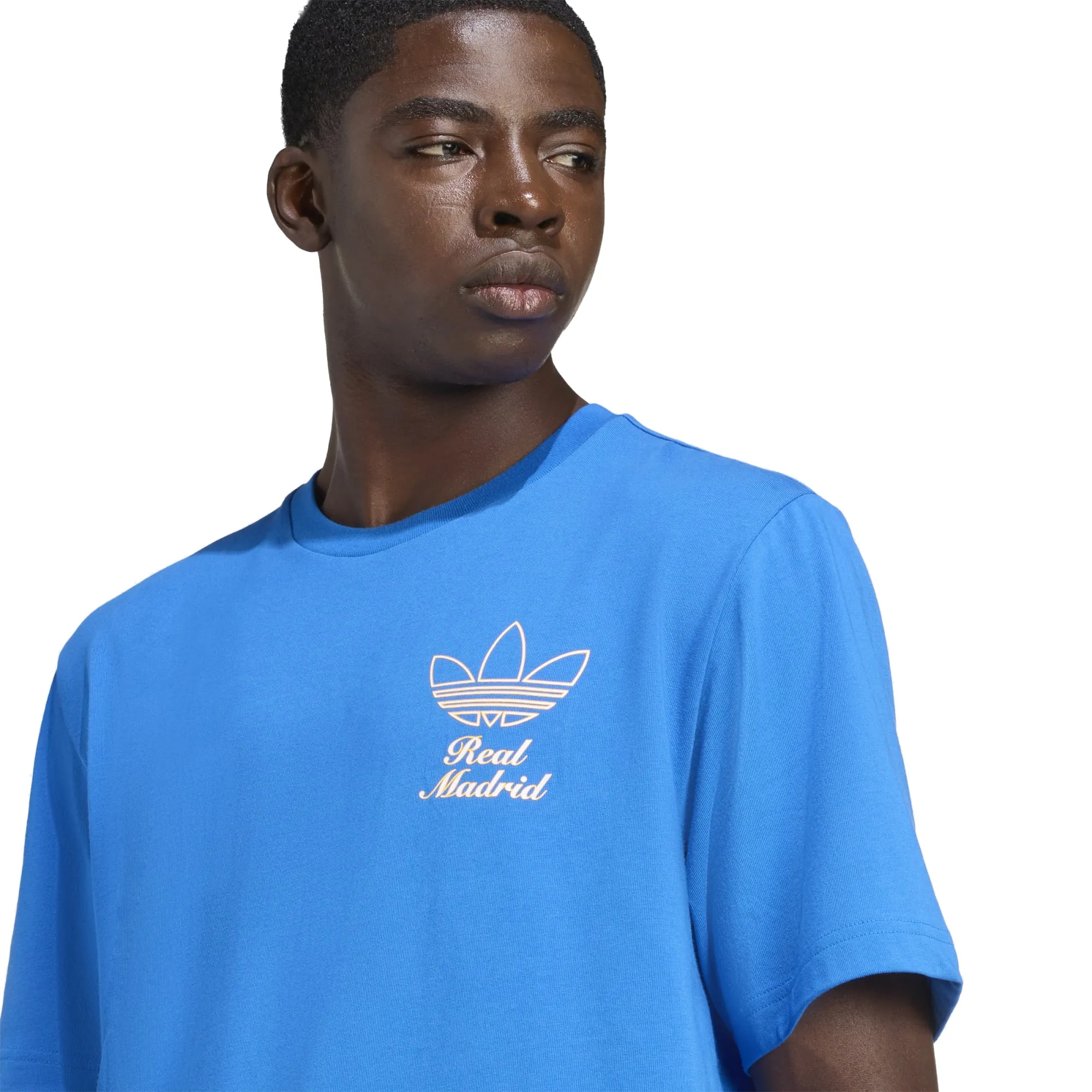 Versatile and Comfortable adidas Real Madrid 25/26 Terrace Icons Graphic T-Shirt (Blue)