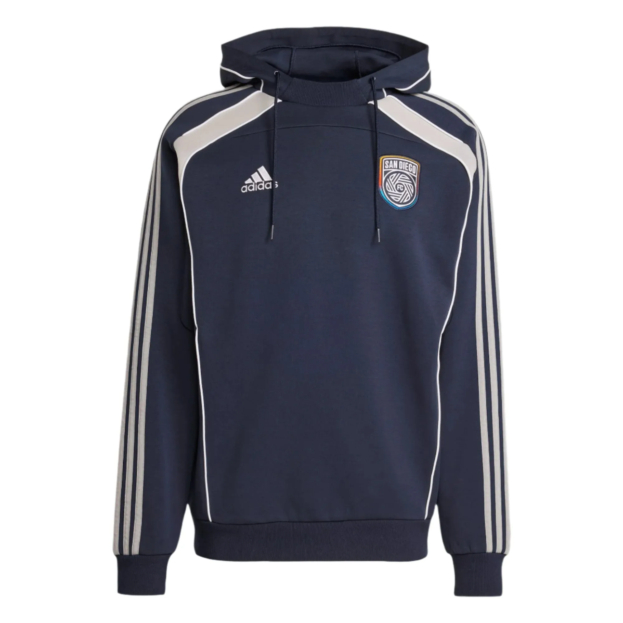 Side Pockets adidas San Diego 25/26 UBP Travel Hoodie (Night Navy)