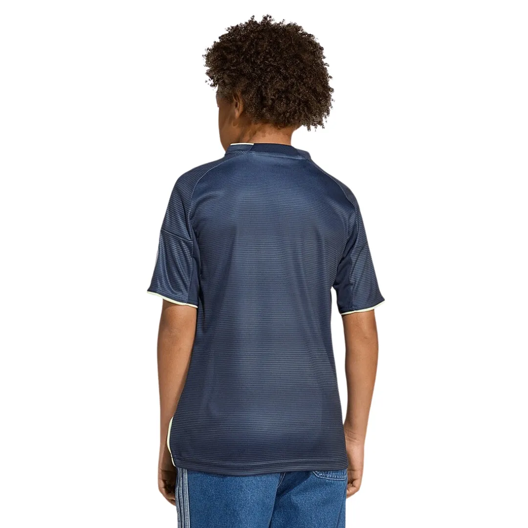 adidas Youth Real Madrid Kylian Mbappe Away Jersey 25/26 (Legend Ink) Quick Comfort