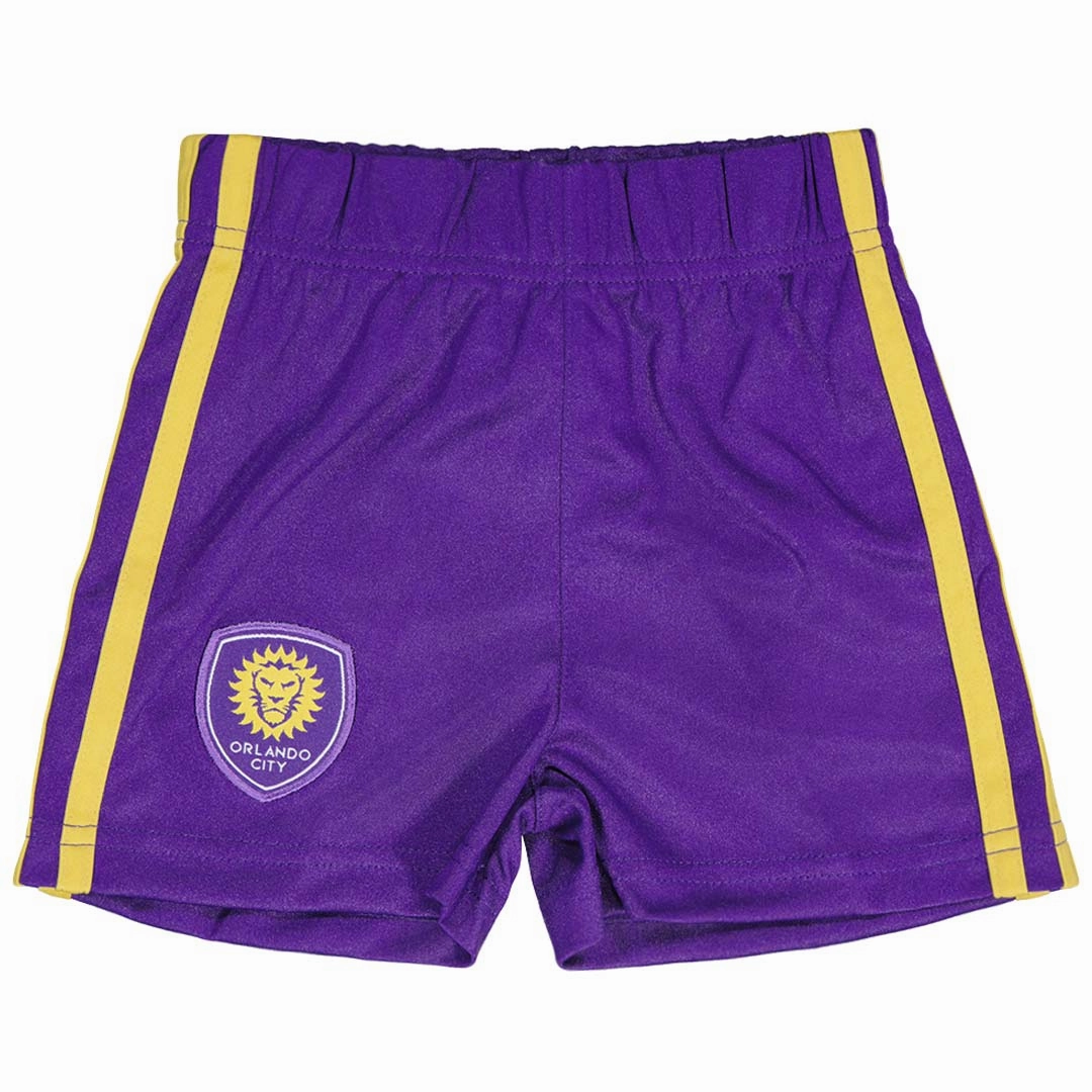 adidas - Kids' (Infant) Orlando City Printed Shorts (RS2P3B OR) Modern Look Temperature Regulating Lining