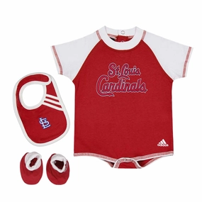 Non Restrictive Cuffs Enhanced Air Circulation adidas - Kids' (Infant) St. Louis Cardinals Set (K61IM9N10)
