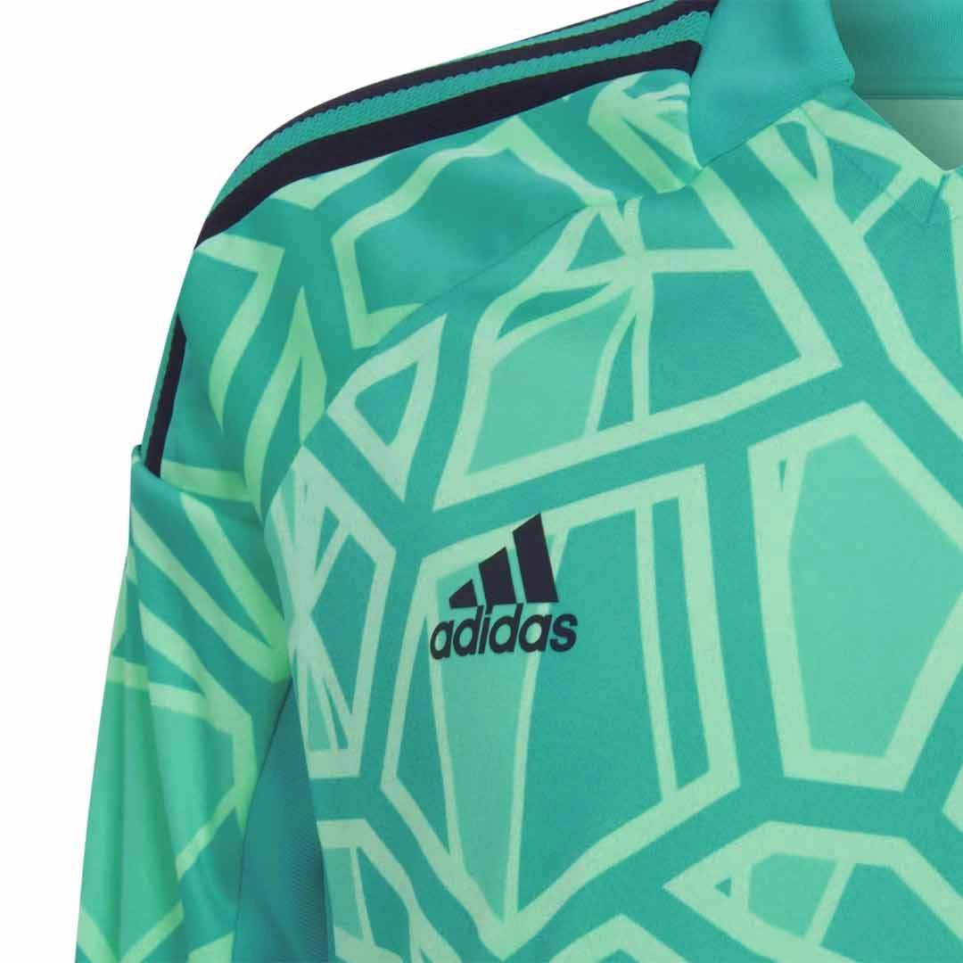adidas - Kids' (Junior) Condivo 22 Long Sleeve Goalkeeper Jersey (HB1642) Ribbed Hem Detail Stretchable Fabric