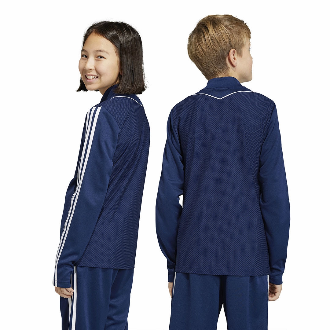 adidas - Kids' (Junior) Tiro 23 League Training Jacket (HS3525) Athletic Silicone Trim Flexible Cuff Technology