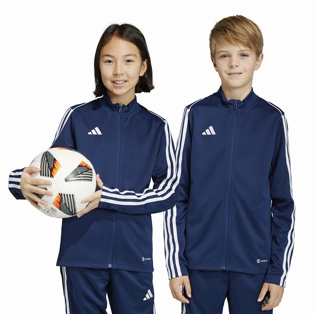 Four Way Stretch Material adidas - Kids' (Junior) Tiro 23 League Training Jacket (HS3525)