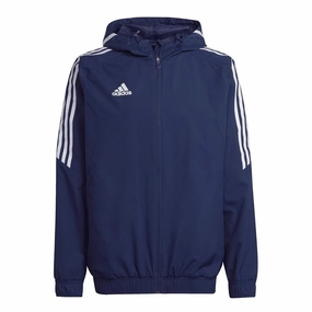 Lightweight Fit Roll Up Cuff System adidas - Men's Condivo 22 All Weather Jacket (HA6266)