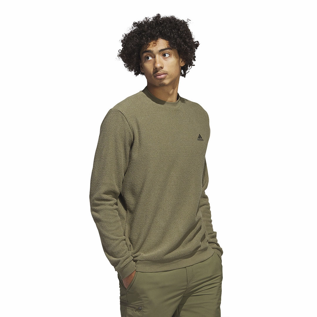adidas - Men's Core Crew Sweatshirt (IB6057) Thermal Regulation System Raglan Sleeve Cut