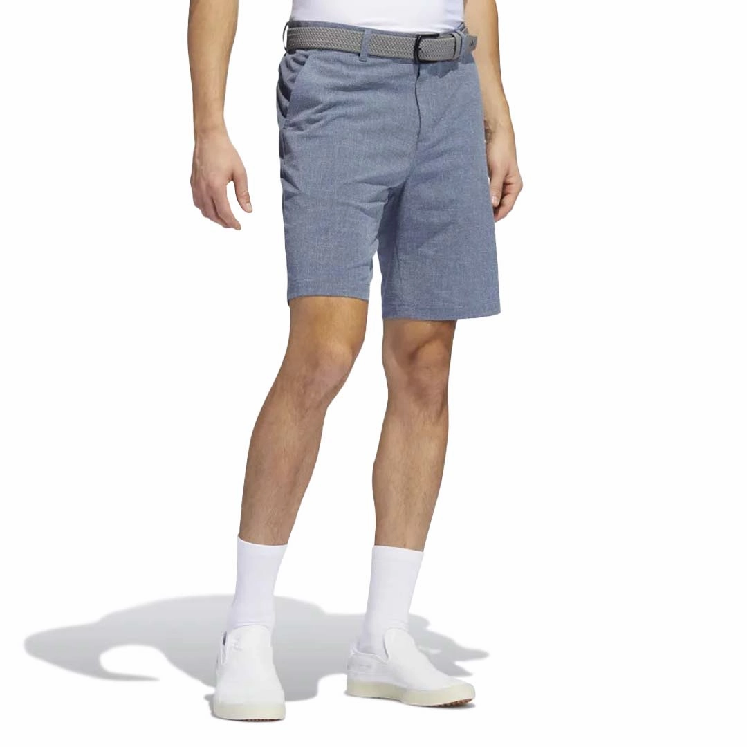 Light Reflective Trim Accent Quick Dry Material adidas - Men's Crosshatch Shorts (HA1463)