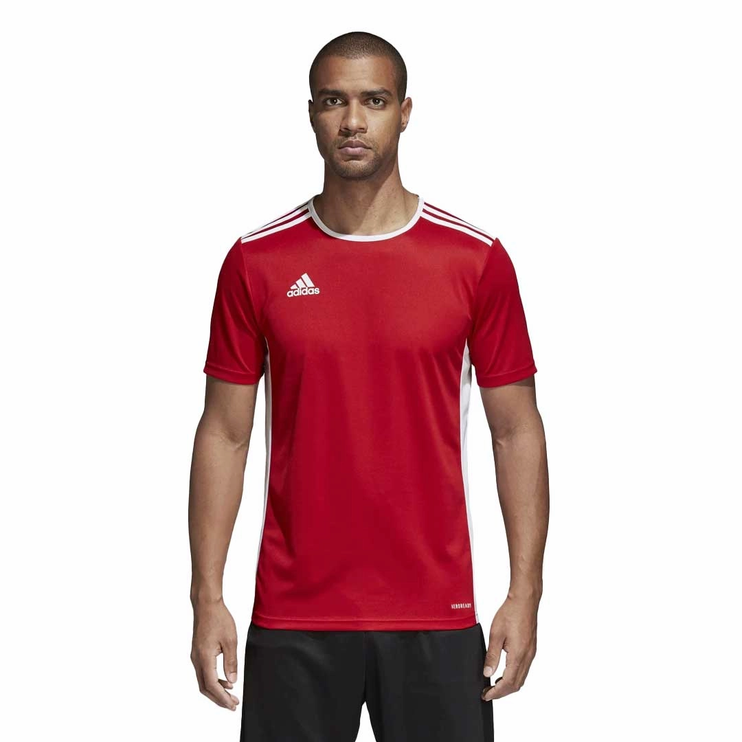 adidas - Men's Entrada 18 Jersey (CF1038) Relaxed Neckline Quick Release Zipper Features