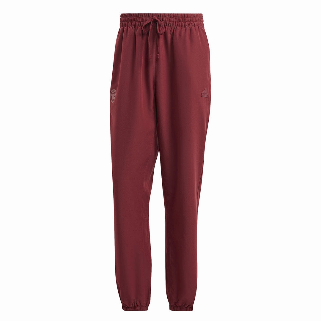 adidas - Men's FC Bayern Lifestyler Woven Pant (IB0994) Wear Resistant Reinforcement