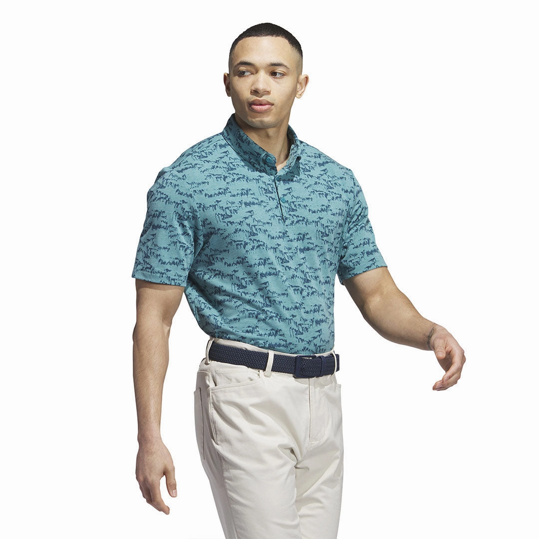 Tagless Design Anti Static Weave Technology adidas - Men's Go-To Printed Polo (II7835)