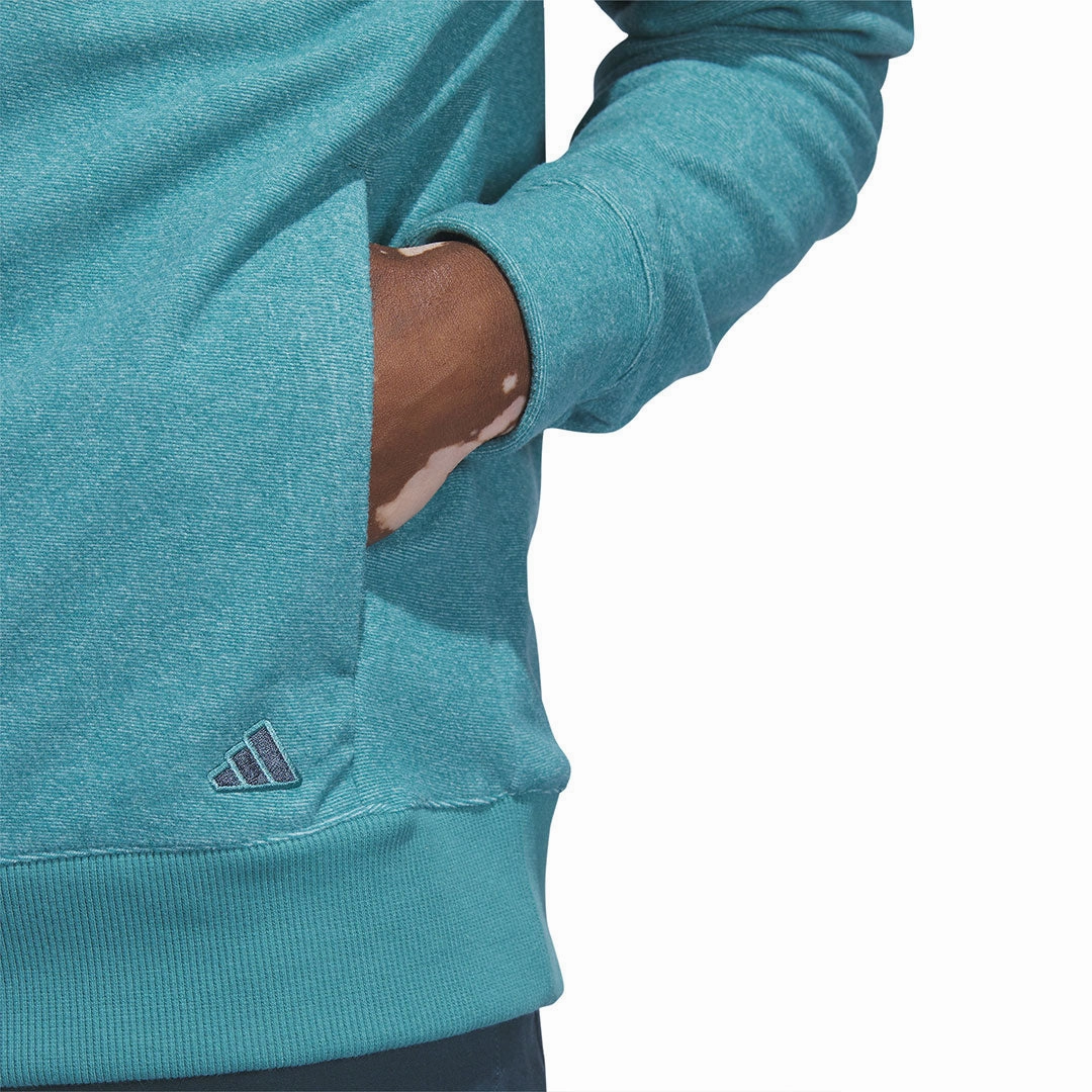adidas - Men's Go-To Quarter Zip Hoodie (IB1991) Adaptive Fit System fitness gear