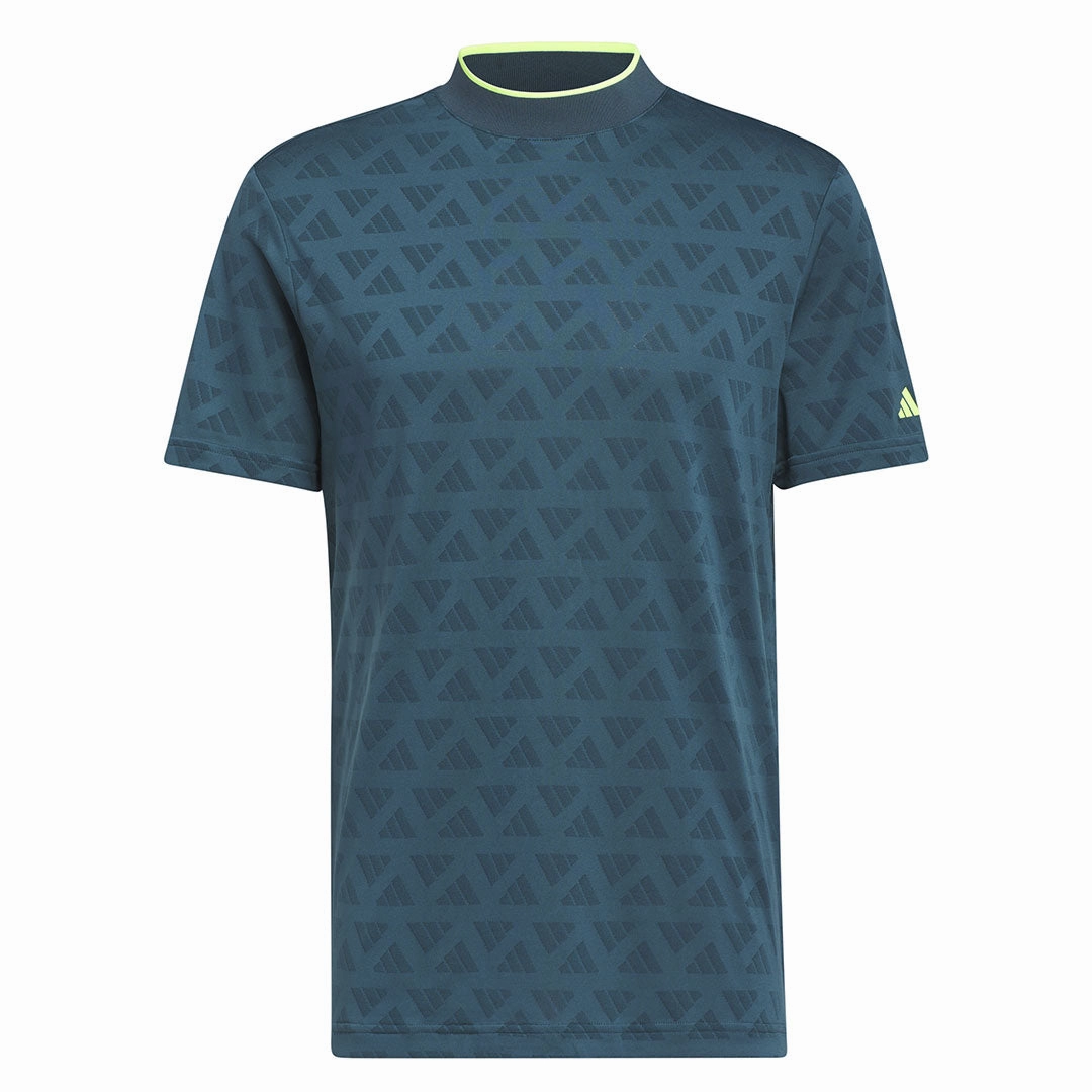 Aerobic Performance Fit Static Resistant Fabric adidas - Men's Mock Jacquard Polo (IB1996)