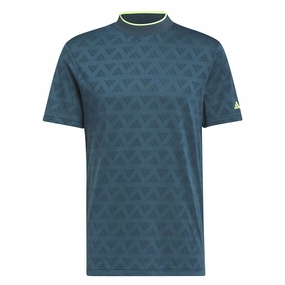 adidas - Men's Mock Jacquard Polo (IB1996) Low Bulk Material