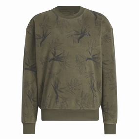 adidas - Men's Oasis Crew Sweatshirt (HZ3197) Ultra Comfort Wrinkle resistant fabric