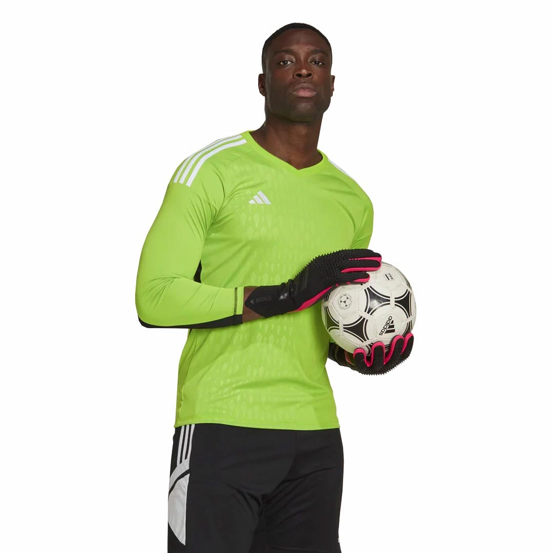 Fade Resistant Dyeing Gym Essentials adidas - Men's Tiro 23 Competition Long Sleeve Goalkeeper Jersey (HK7693)