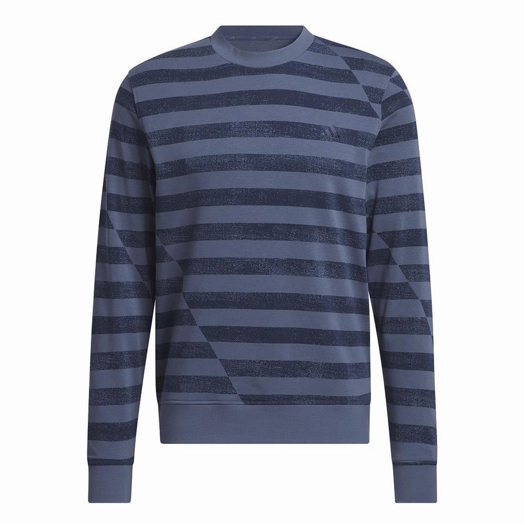 Non Chafing Edges Performance Stretch adidas - Men's Ultimate365 Printed Crewneck Sweatshirt (IU4524)