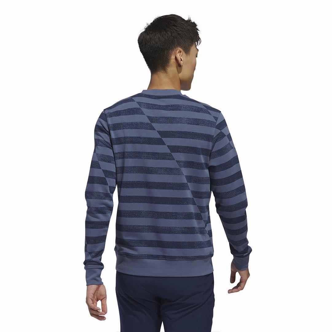 Stretch Trim adidas - Men's Ultimate365 Printed Crewneck Sweatshirt (IU4524)