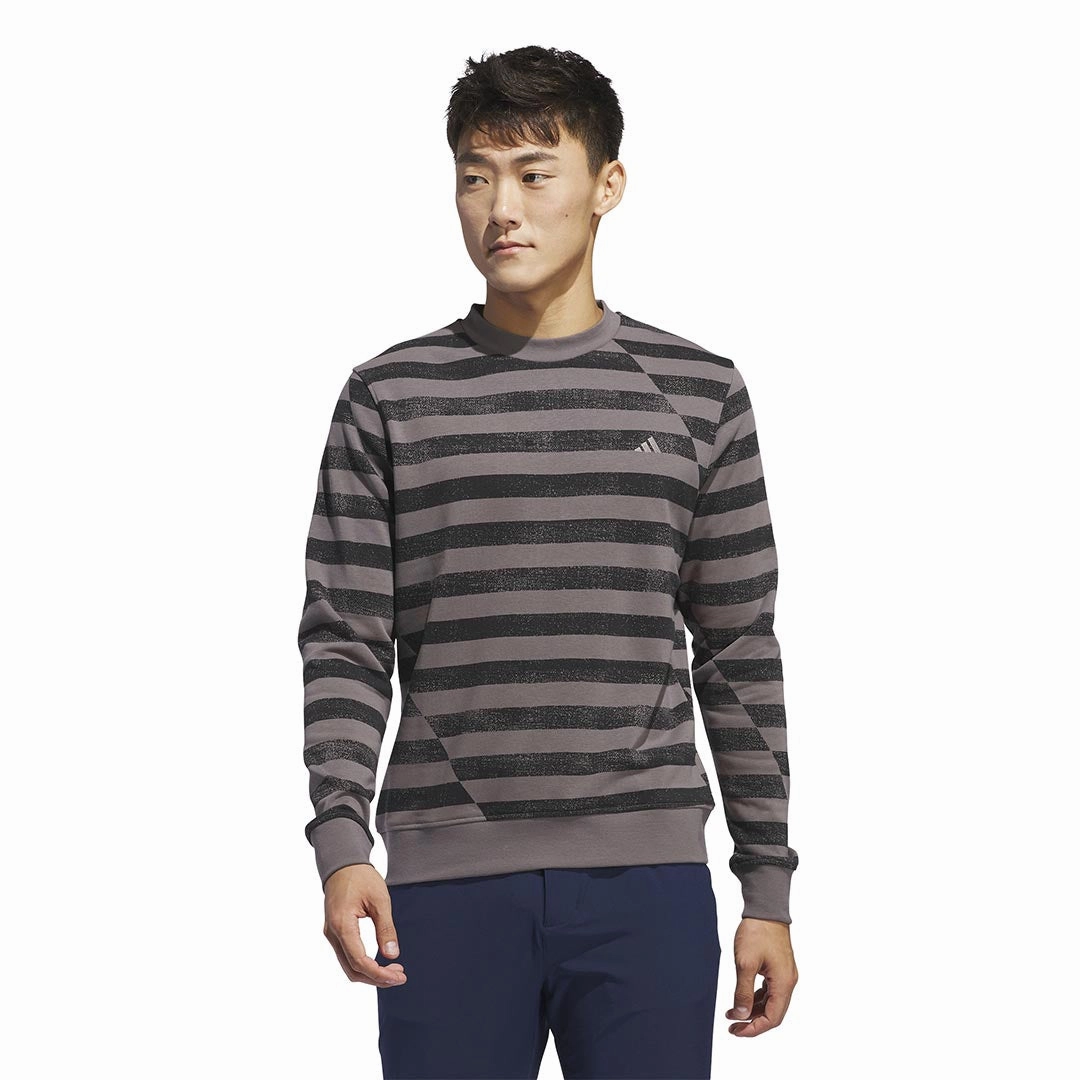 adidas - Men's Ultimate365 Printed Crewneck Sweatshirt (IU4525) Game Look Moisture wicking