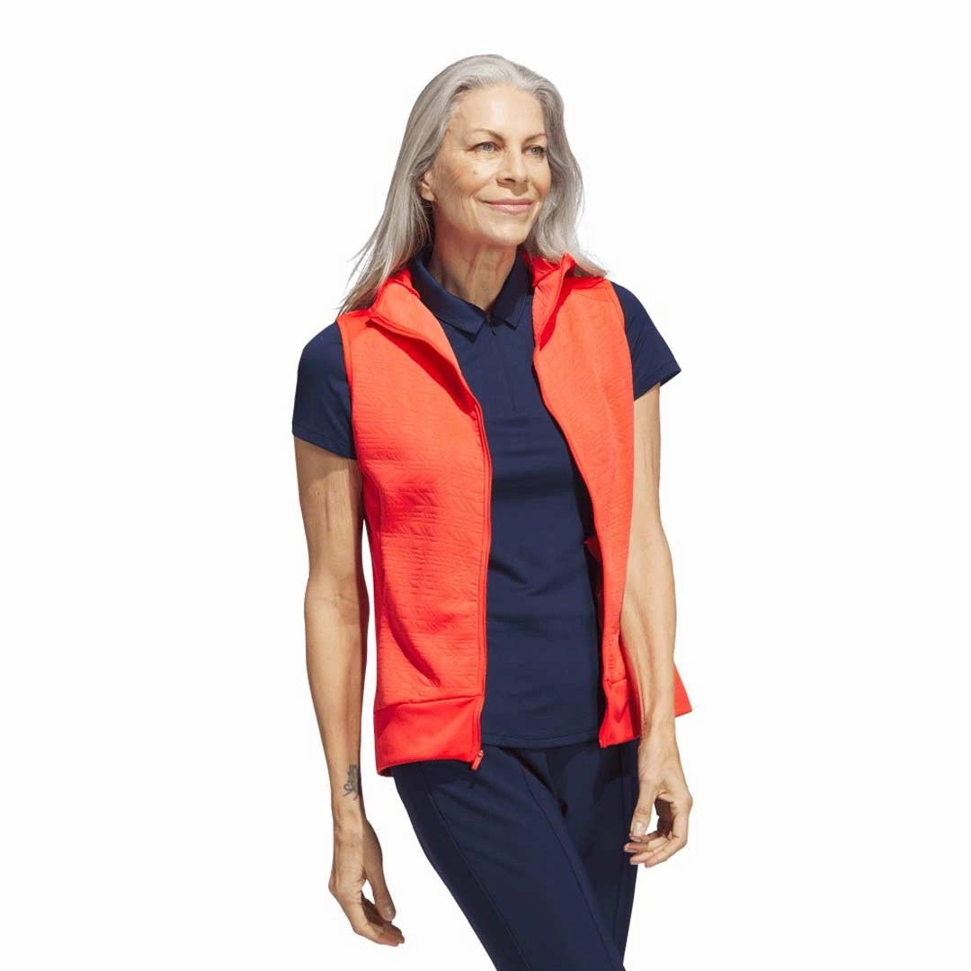 adidas - Women's COLD.RDY Full Zip Vest (IB2088) Abrasion Resistant Fabric