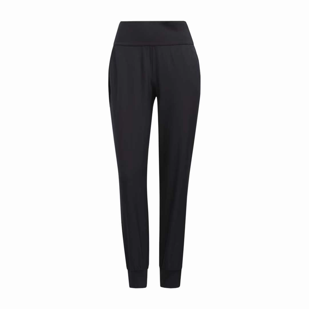 adidas - Women's Essentials Golf Jogger Pant (HA3473) High Collar Design Mesh Detail