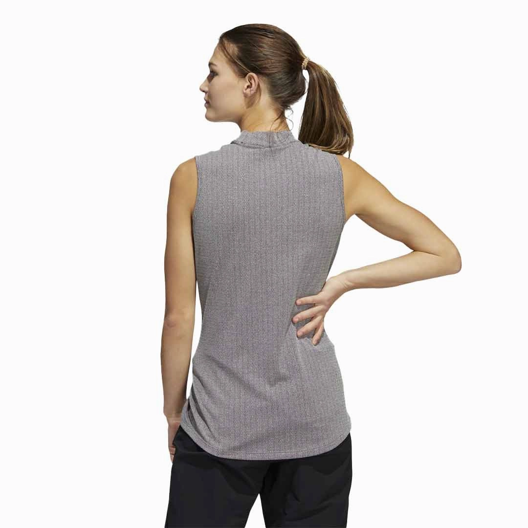 Street Fit adidas - Women's Essentials Mock Neck Sleeveless Polo (HA3480)