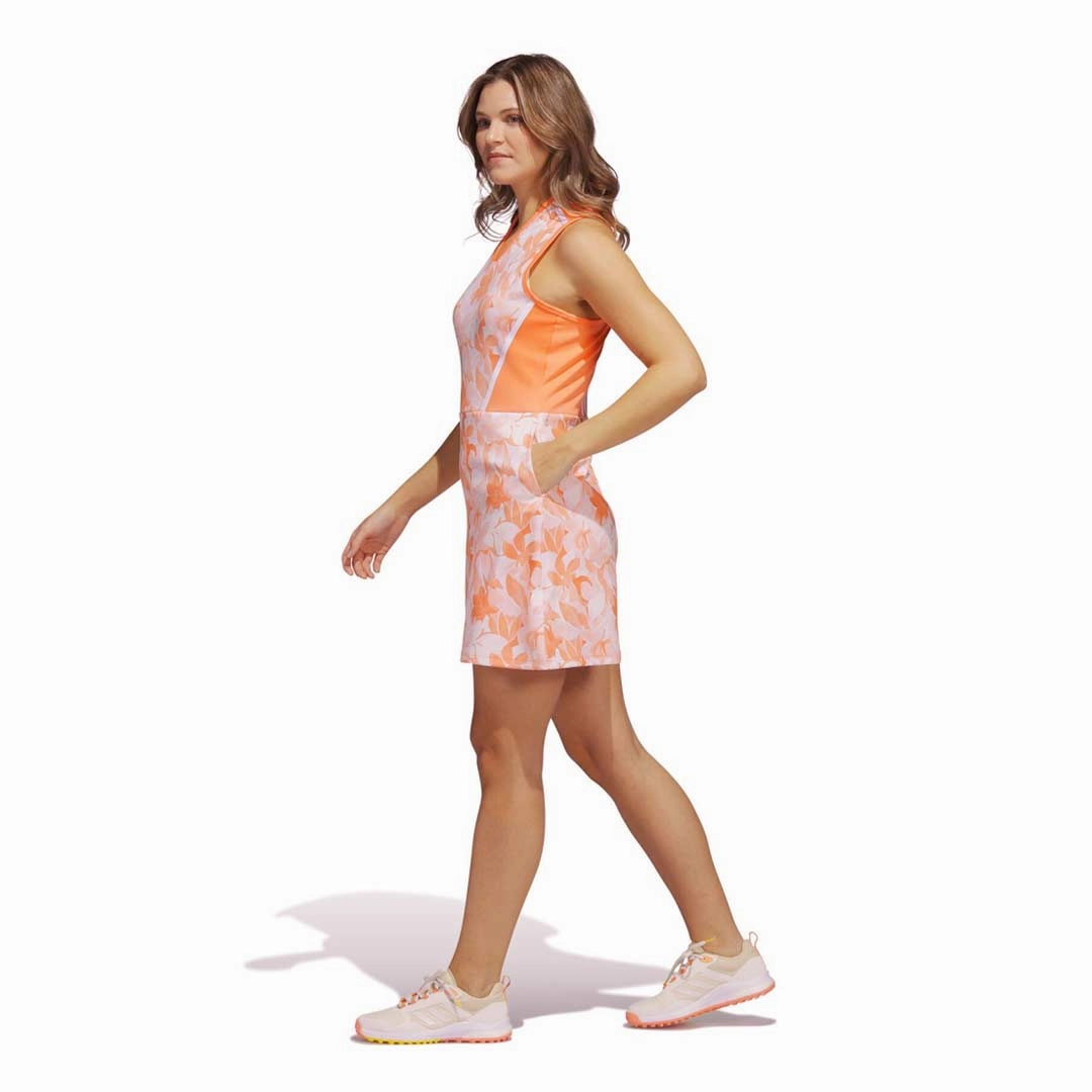 adidas - Women's Floral Golf Dress (IB4531) Daily Comfort