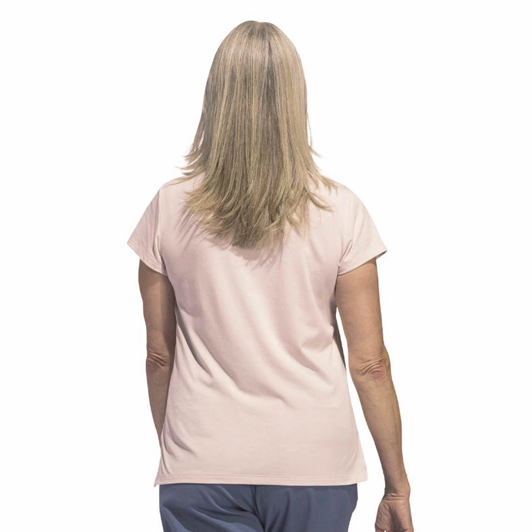 Workout Layer Heat Zone Fit adidas - Women's Go-To Heathered Polo (IP4187)