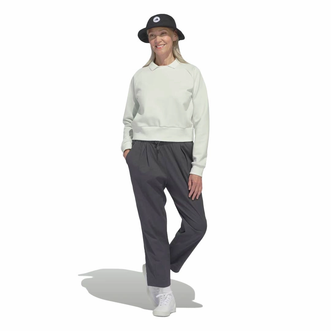 Athletic Ribbed Cuffs Ready To Move adidas - Women's Go-To Sweatshirt (IP8667)