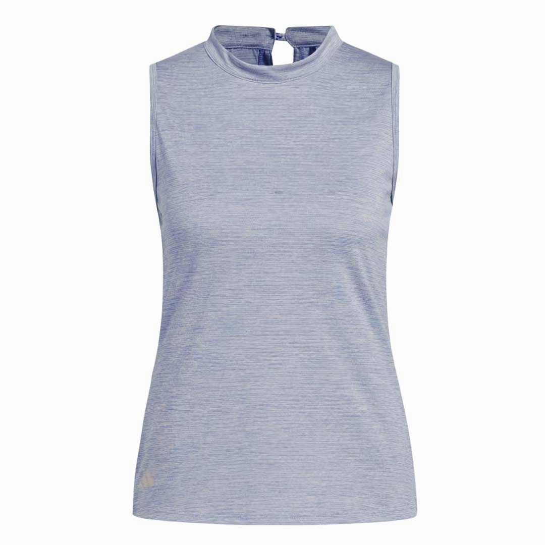 Reinforced Armholes Quick Repair Yarn adidas - Women's Heathered Sleeveless Polo (HS8947)
