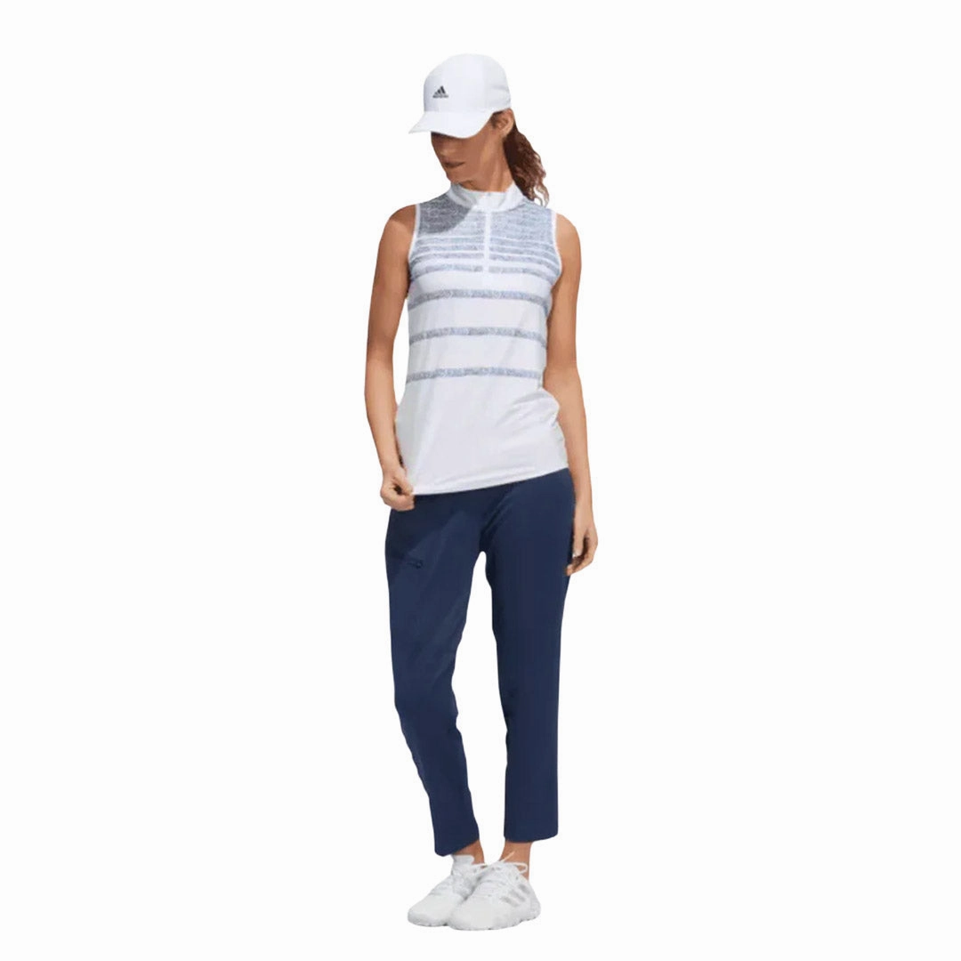 Endurance Gear adidas - Women's Herringbone Stripe Sleeveless Polo (HG6966)