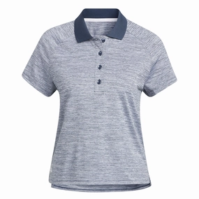 Flexible Yoke Design adidas - Women's Melange Short Sleeve Polo (HI3985)