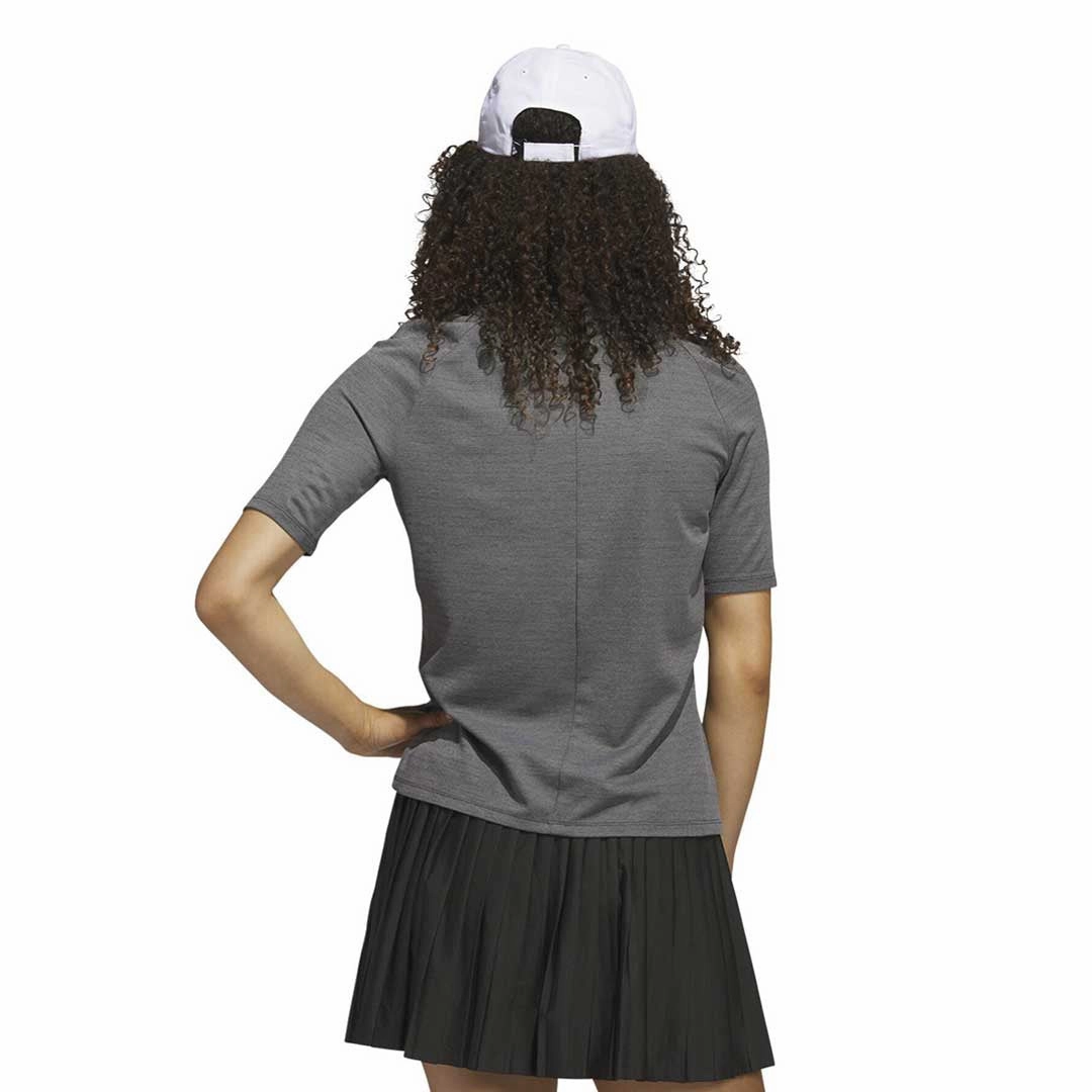 adidas - Women's No Show Polo (HT1316) Zip Up