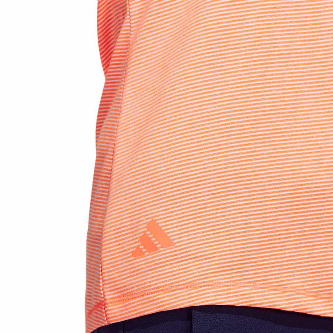adidas - Women's Ottoman Printed Sleeveless Polo (HT1247) Wicking Interior Layer