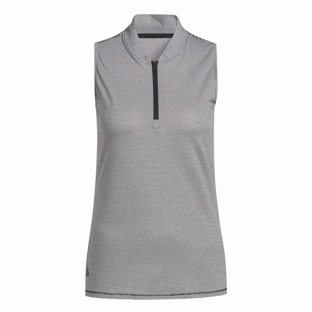 3D Knit Seamless Pattern adidas - Women's Ottoman Printed Sleeveless Polo (HT1251)
