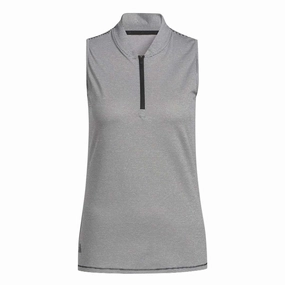 3D Knit Seamless Pattern adidas - Women's Ottoman Printed Sleeveless Polo (HT1251)