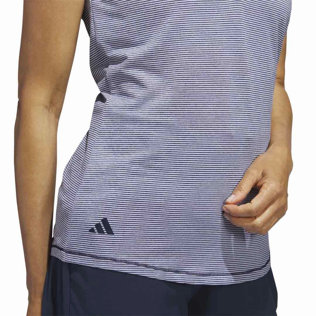 adidas - Women's Ottoman Printed Sleeveless Polo (IA7826) warm weather