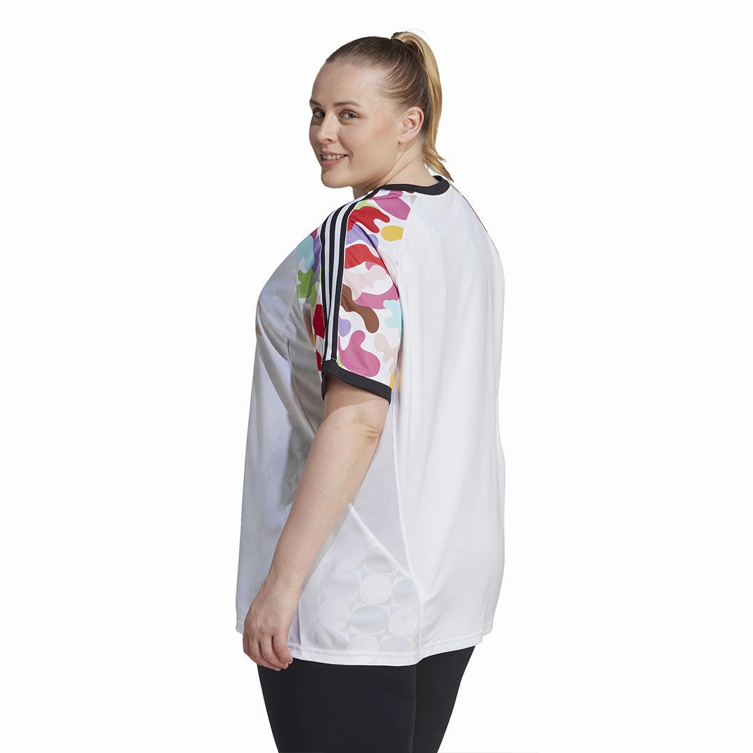 stain resistant coating adidas - Women's Pride Prematch Jersey (Plus Size) (HY9633)