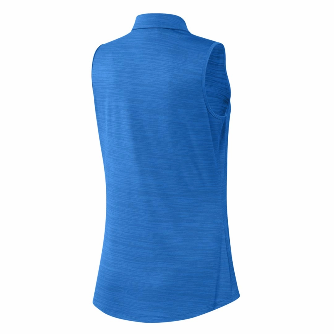 workout mode adidas - Women's Space-Dyed Sleeveless Polo (HA6066)