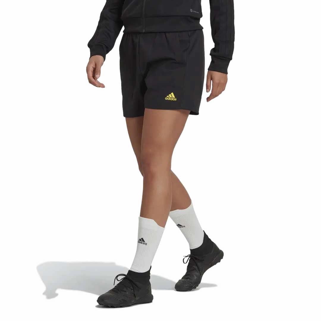 Friction Free Seams Stretch Flex Panels adidas - Women's Tiro RFTO High-Waisted Shorts (HN8054)