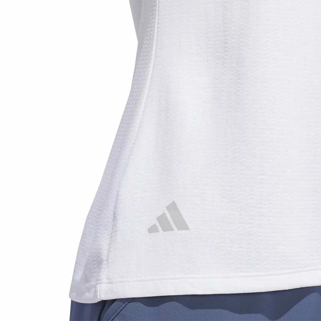 Non Chafing Stitch System Elasticated Waistband Design adidas - Women's Ultimate365 HEAT.RDY Polo (IN4267)