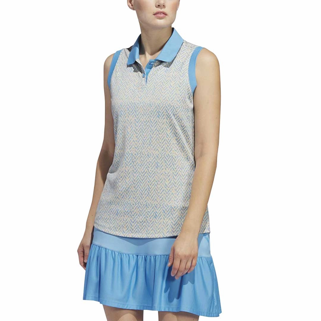 Directional Vent Patterns adidas - Women's Ultimate365 Jacquard Polo (IP4243)