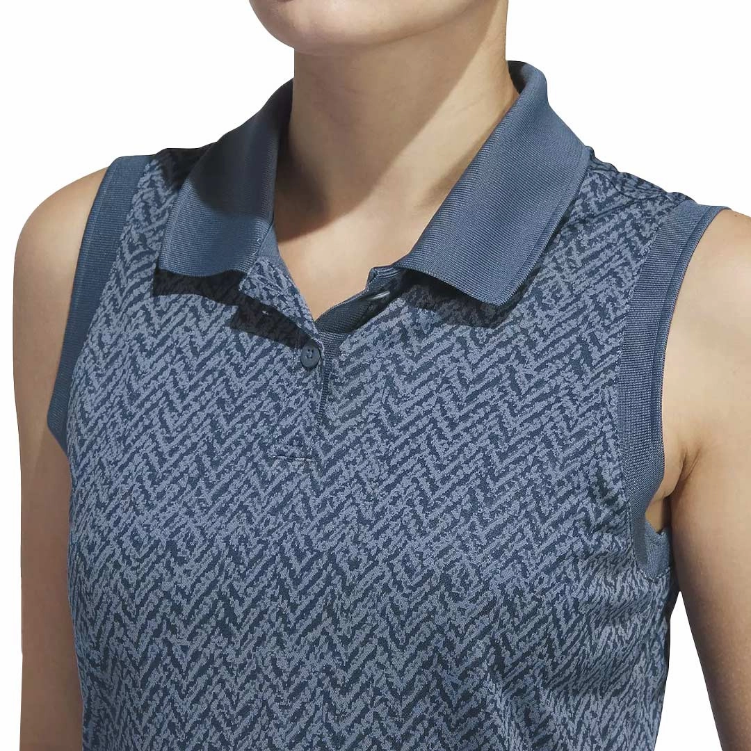 Active Performance Urban Fit adidas - Women's Ultimate365 Jacquard Sleeveless Polo (IV9272)