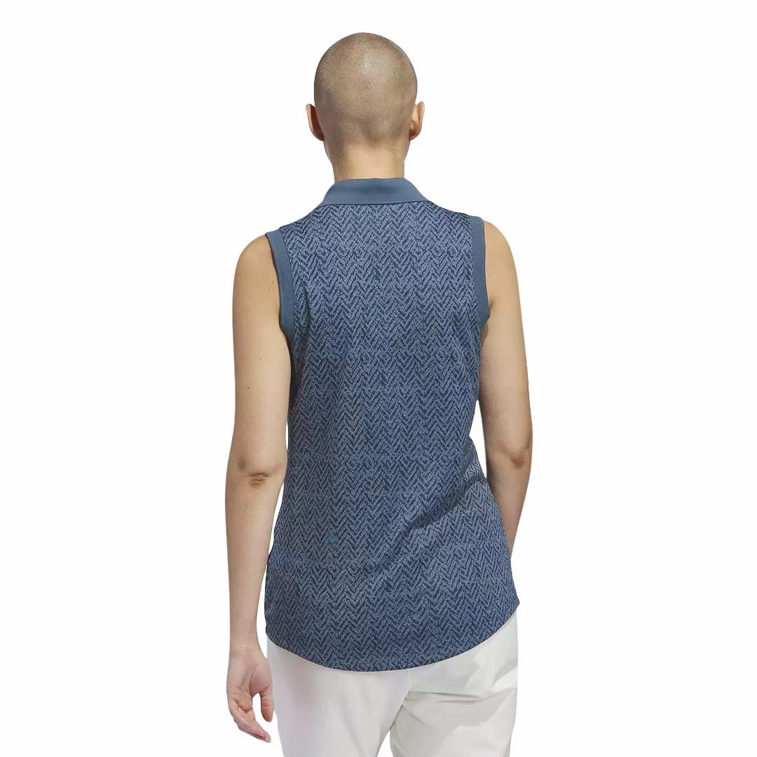 Sweat Resistant Finish adidas - Women's Ultimate365 Jacquard Sleeveless Polo (IV9272)