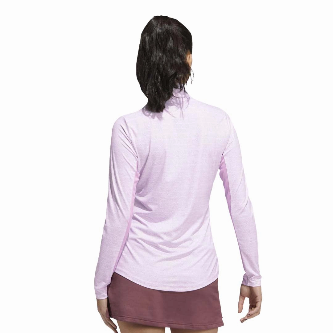 adidas - Women's Ultimate365 Long Sleeve 1/4 Zip Polo (HG6953) Quick Movement