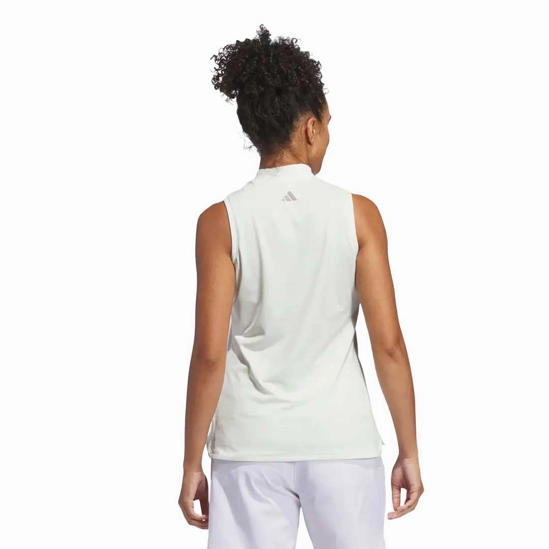 Moisture Control Fabric Breathable Mesh Panels adidas - Women's Ultimate365 Mockneck Polo (IP8696)