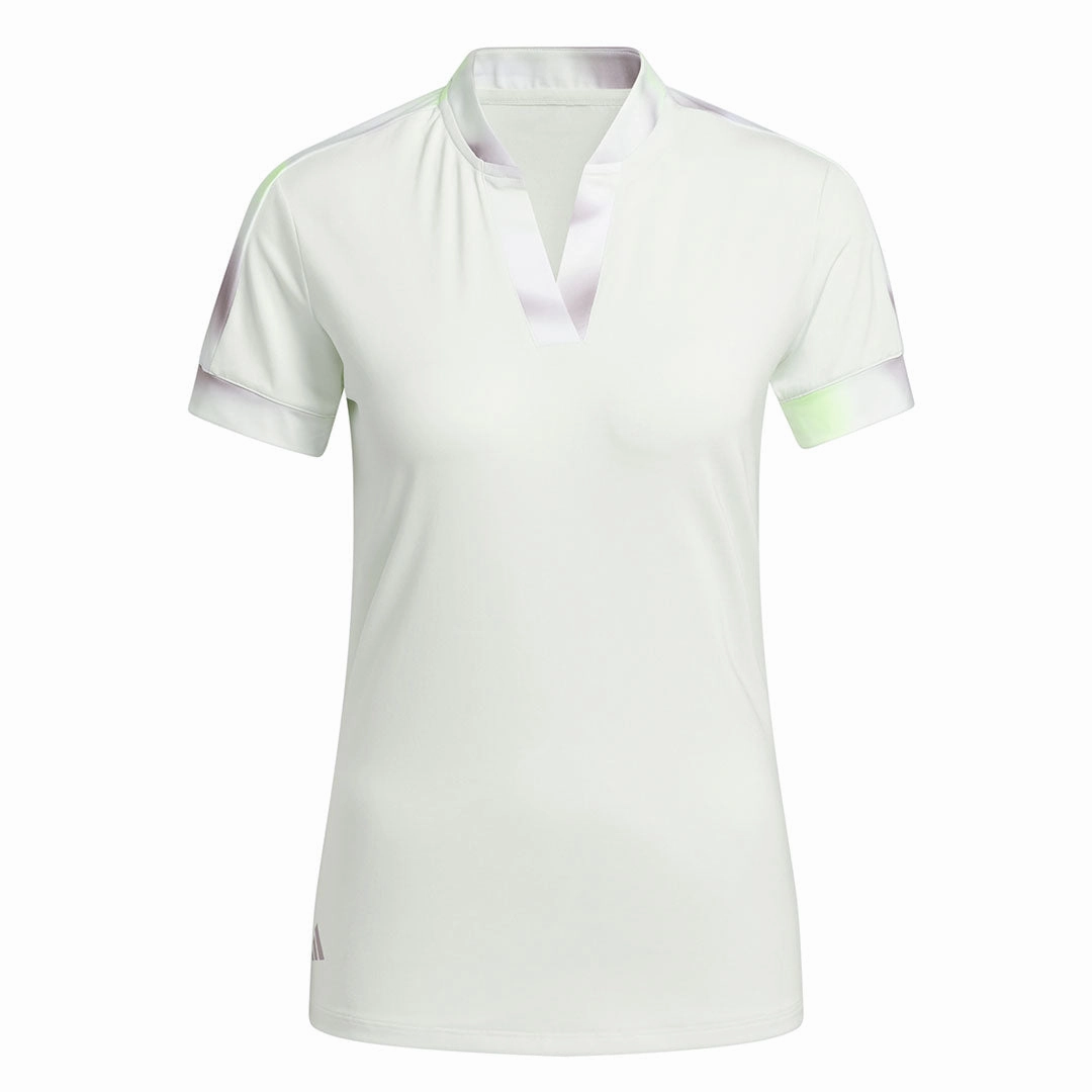 adidas - Women's Ultimate365 Printed Polo (IP4228) Tagless Neckline Lightweight Interlock Knit