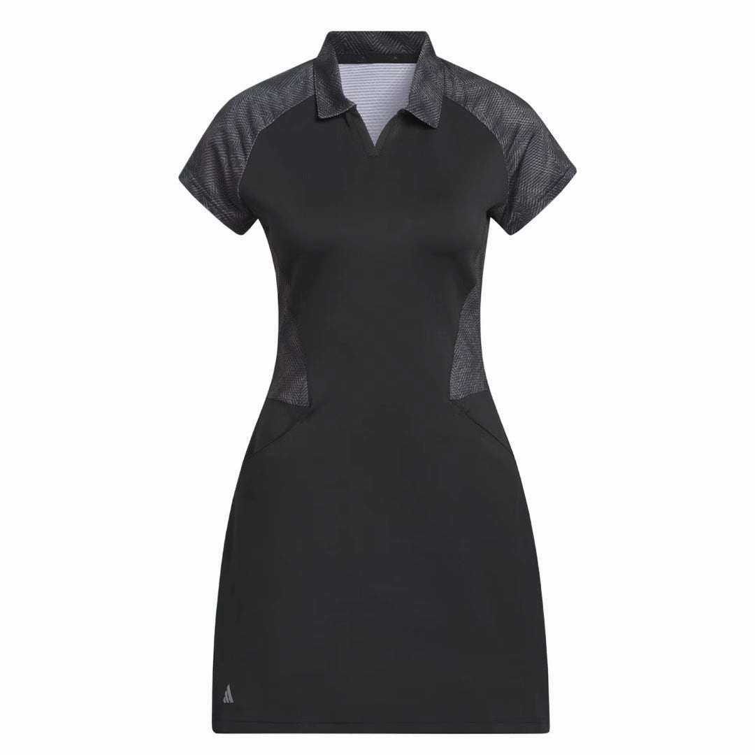 Yarn Dye Pattern adidas - Women's Ultimate365 Short Sleeve Dress (IN9915)