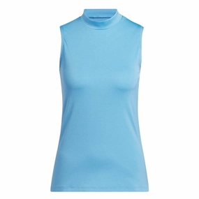 adidas - Women's Ultimate365 Sleeveless Mock Neck Polo (IP4249) Compression Support Panels